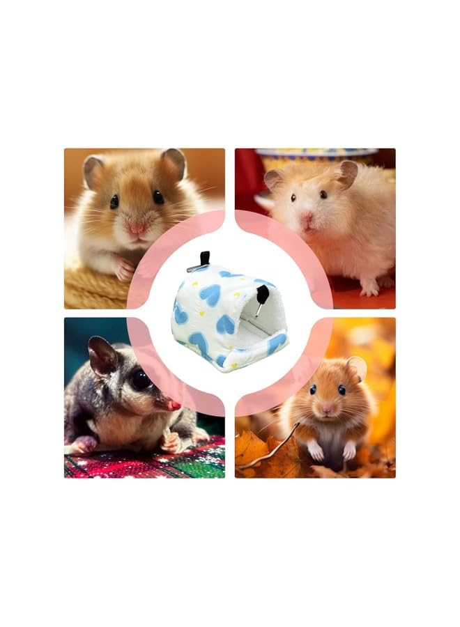 Hamster Hammock,Sugar Glider Nest,Small Animal Bed - for Sugar Glider Ferret Hamster Cage Sleeping Resting Climbing Winter - Image 4